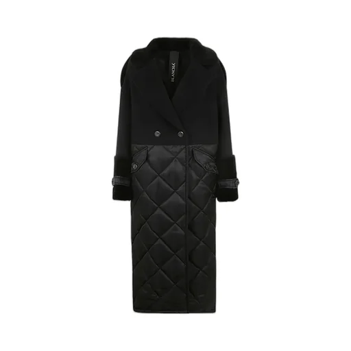 Long-Sleeved Double-Breasted Coat