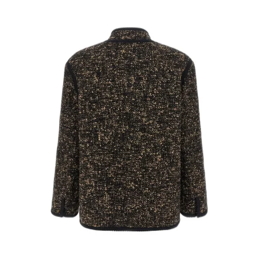 Tweed Button-Fastening Jacket
