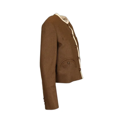 Contrast Trim Jacket