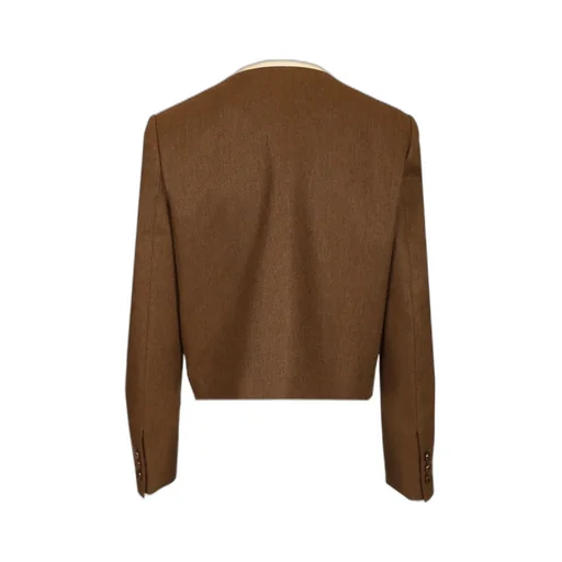 Contrast Trim Jacket
