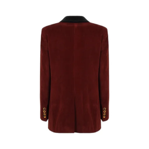 Corduroy Double-Breasted Blazer