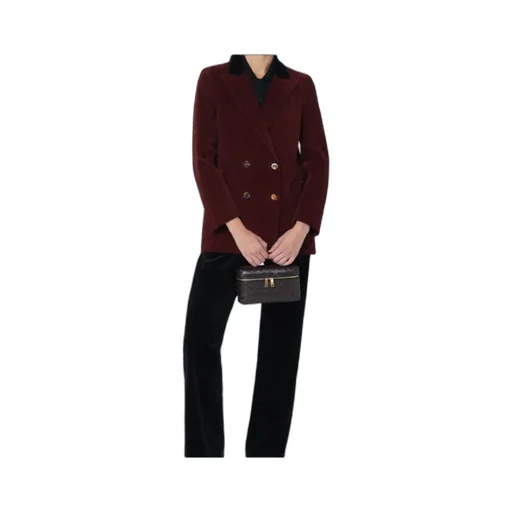 Corduroy Double-Breasted Blazer