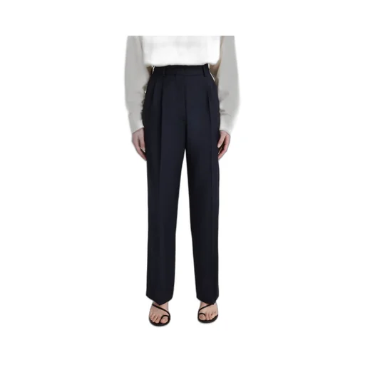 Straight Leg Pleated Pants