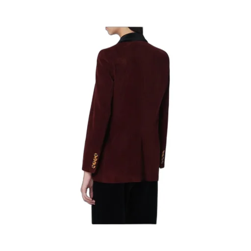Corduroy Double-Breasted Blazer