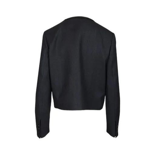 Velvet-Trimmed Pocket Jacket