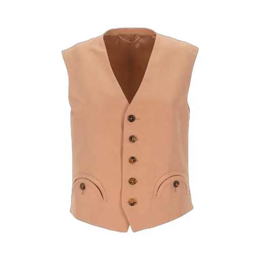 Buttoned Vest Jacket