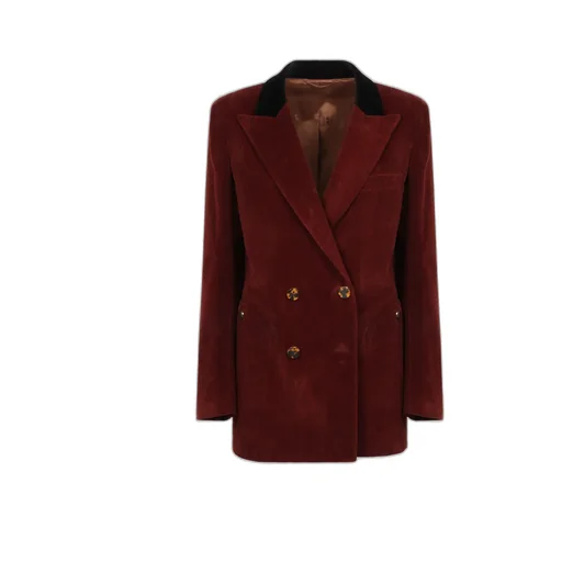 Corduroy Double-Breasted Blazer