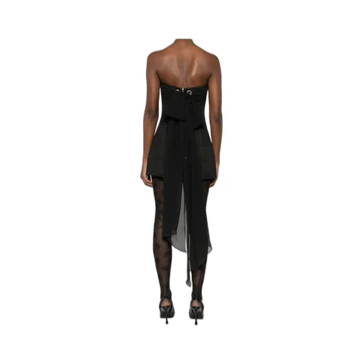 Strapless Panelled Dress