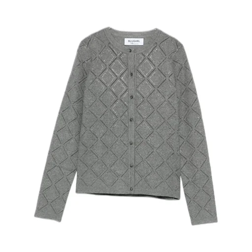 Long-Sleeved Knitted Cardigan