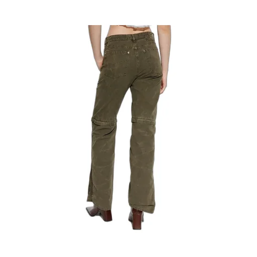 Zip-Detail Trousers