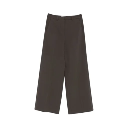 Pleated Zip-Up Track Pants