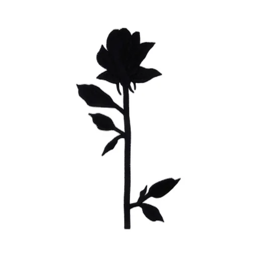 Rose-Embroidery T-Shirt