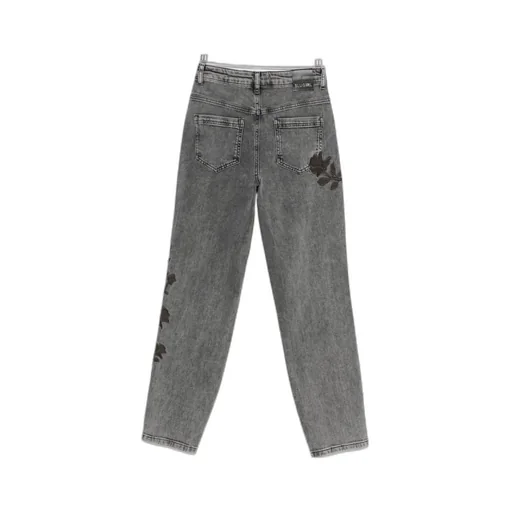 Embroidered Floral Jeans