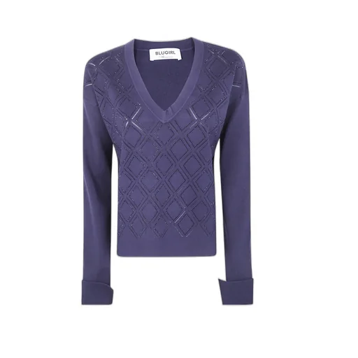 Embellished V-Neck Sweater