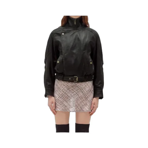 Asymmetric Leather Jacket