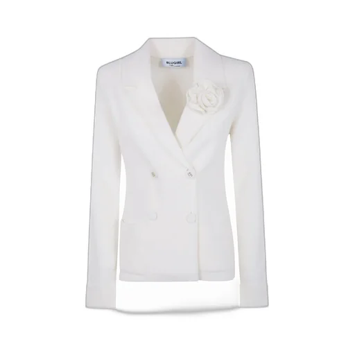 Brooch Double-Breasted Blazer