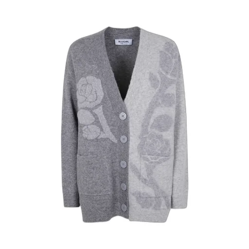 Rose-Embellished Cardigan