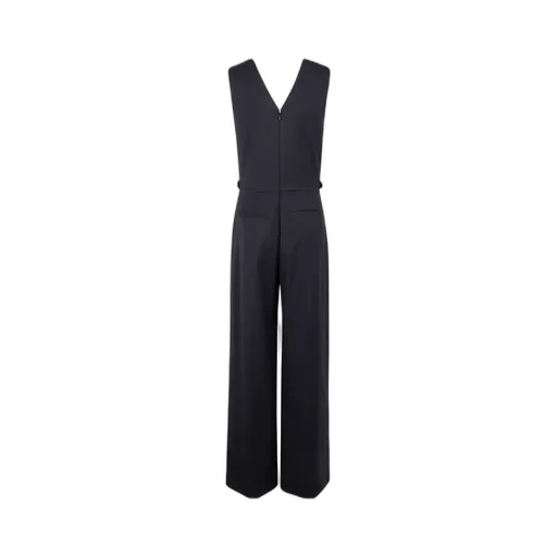 V-Neck Belted Jumpsuit