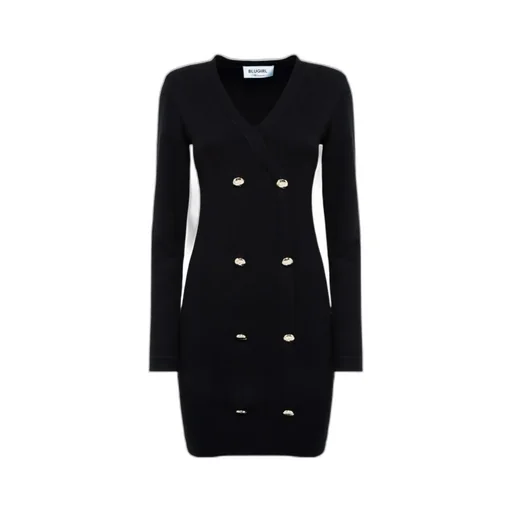 V-Neck Long Sleeve Dress
