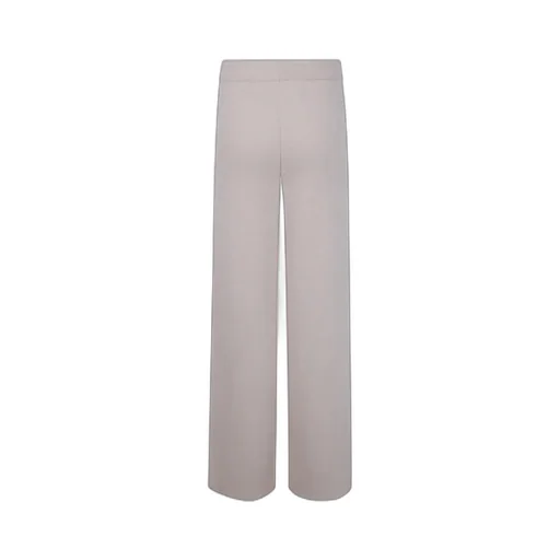 Elasticated-Waistband Wide-Leg Trousers
