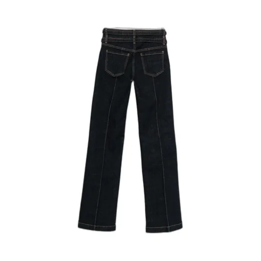 Double-Belt Jeans