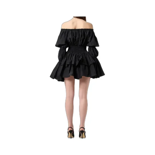 Off-Shoulder Neckline Mini Dress