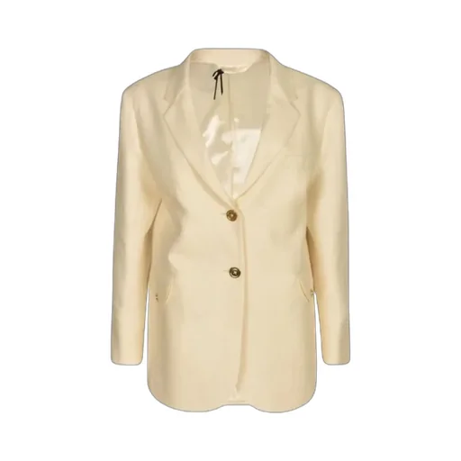 Single-Breasted Buttoned Blazer