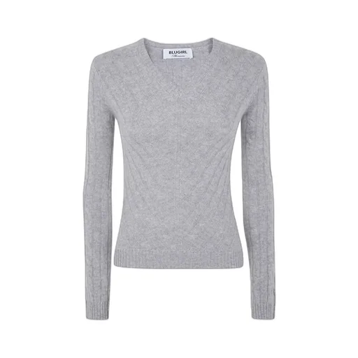 Knitted V-Neck Sweater