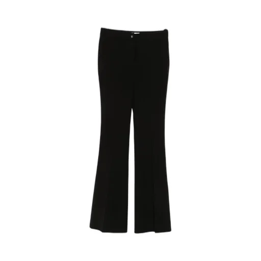 Flared Pleated Track Pants