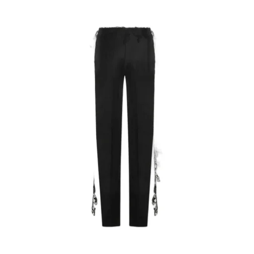 Lace-Detail Trousers