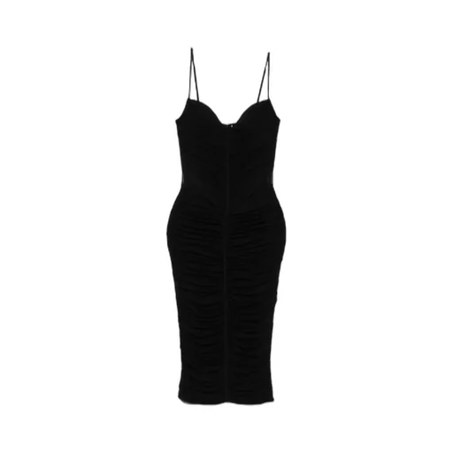 Ruched Midi Party Dress