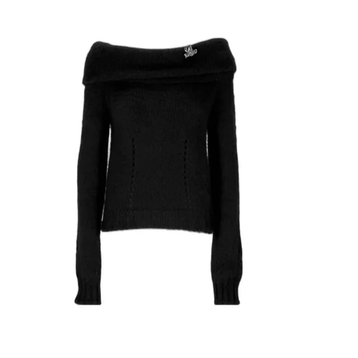 Off-Shoulder Knitted Cropped Top