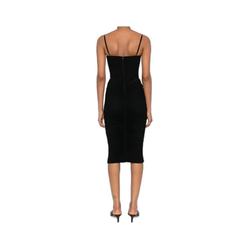 Ruched Midi Party Dress