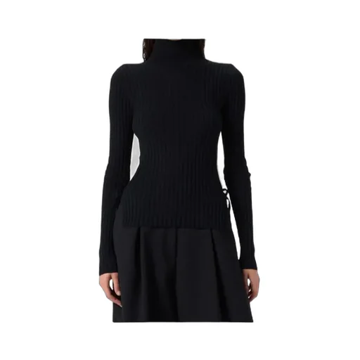 Turtleneck Cut-Out Top