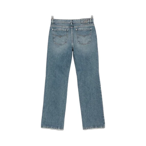 Frayed-Hem Jeans