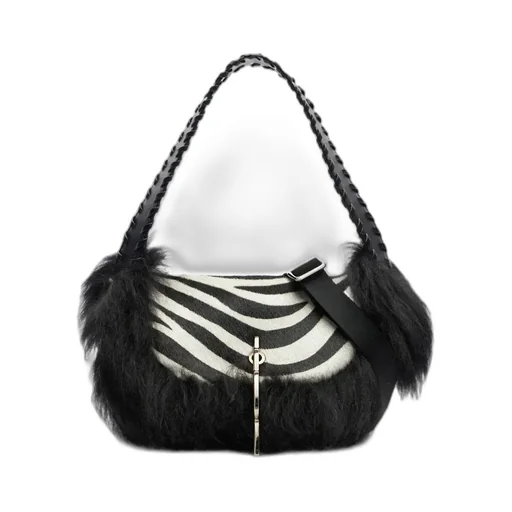 Zebra Print Shoulder Bag