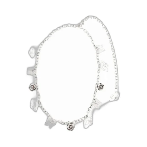 Crystal-Embellished Chain Belt