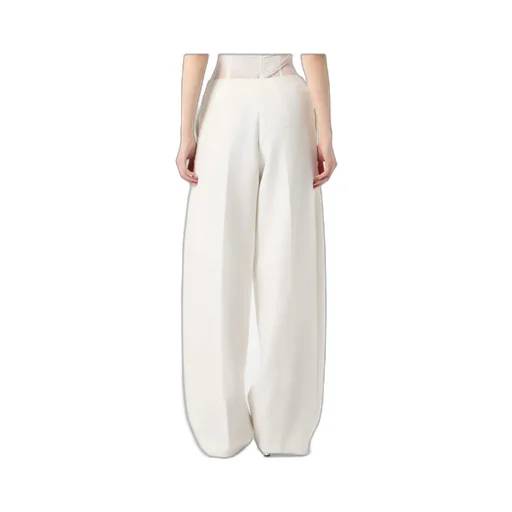 Pleated Wide-Leg Trousers