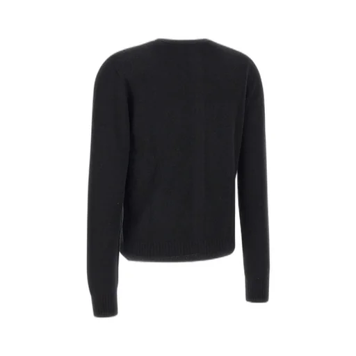 Logo Embroidered Crewneck Cardigan