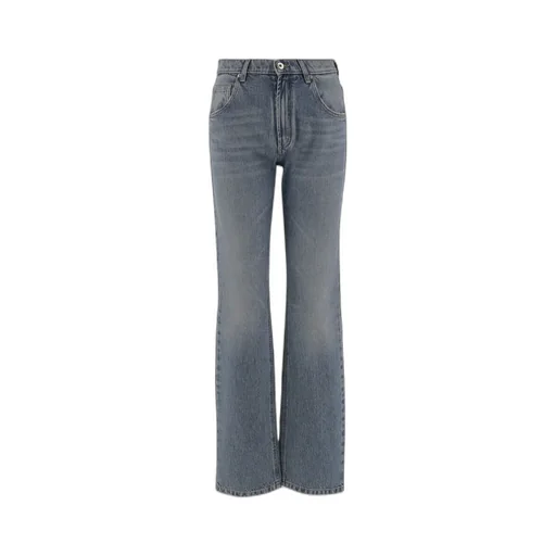 Logo Printed Straight-Leg Jeans