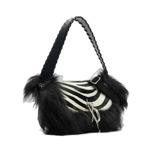 Zebra Print Shoulder Bag