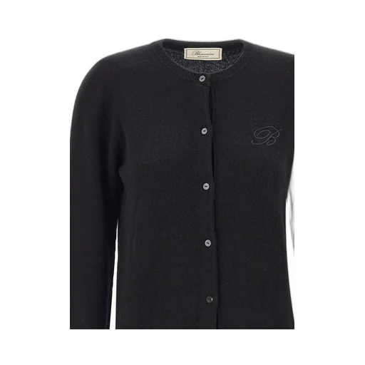 Logo Embroidered Crewneck Cardigan