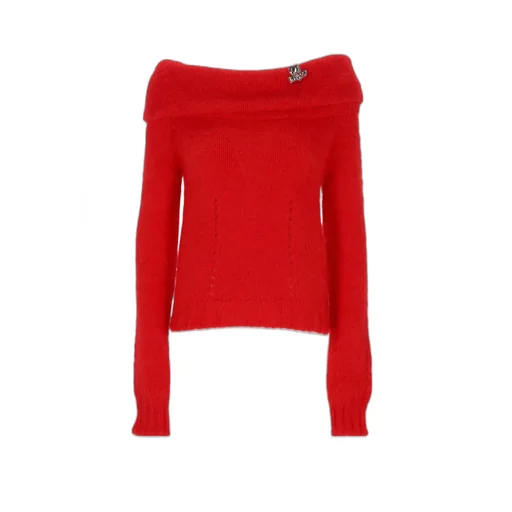 Off-Shoulder Knitted Cropped Top