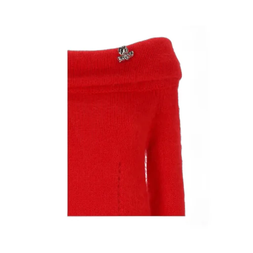 Off-Shoulder Knitted Cropped Top