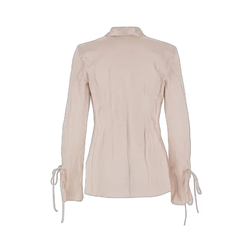 Crinkled Satin Shirt