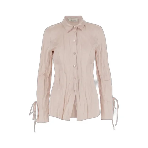 Crinkled Satin Shirt