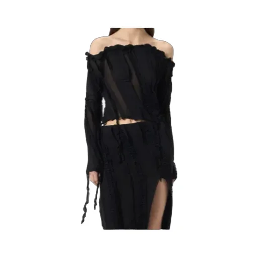 Off-Shoulder Ruffled Top
