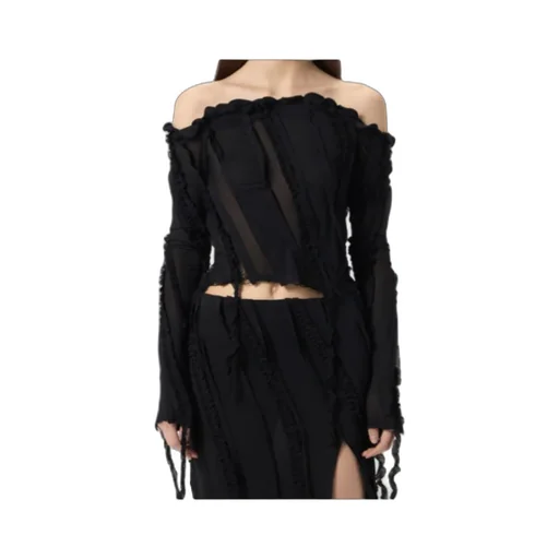 Off-Shoulder Ruffled Top