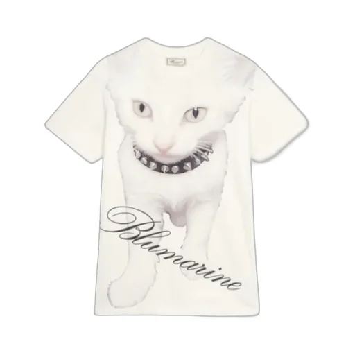 Kitten-Print T-Shirt
