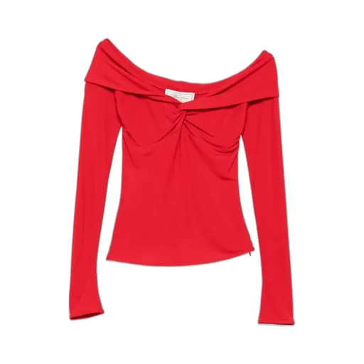 Twist-Detail Off-Shoulder Top